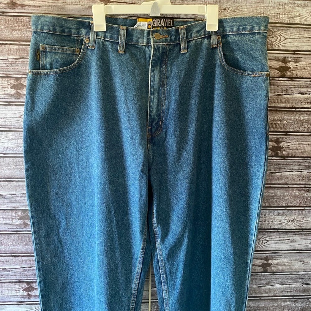 Gravel Gear Men's Jeans Size 46x30 Blue Denim Relaxed Fit NWT